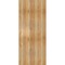 Ekena Millwork Joined Board-n-Batten Shutters w/Z-Bar, Rough Sawn Western Red Cedar, 21 1/2W x 51H, PR RBJ06Z21X051RWR - alternate 3